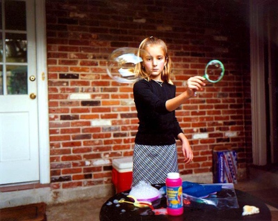 Girl making Bubbles | Baton Rouge LA | 2001